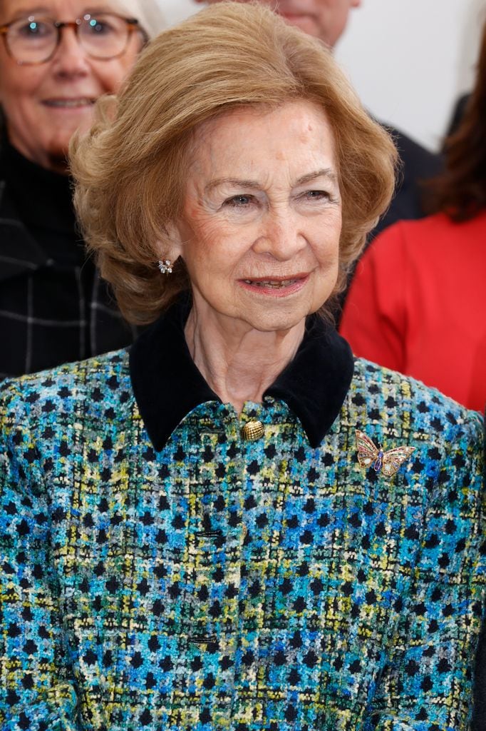 La reina Sofía en la VIII edición de los Premios Evolución y a la I edición del Premio Emiliano Aguirre, Burgos, 2025.