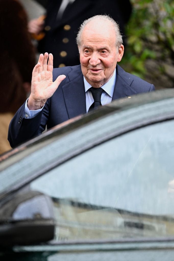 El rey Juan Carlos en abril de 2024