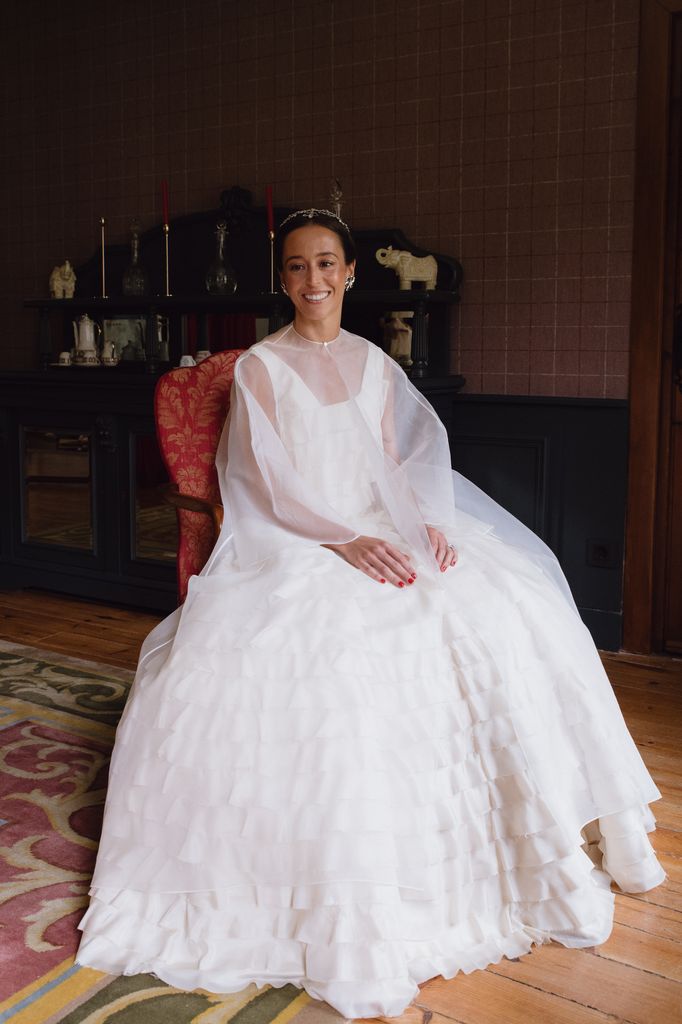 Vestido de volantes y cancán de Ynés Suelves