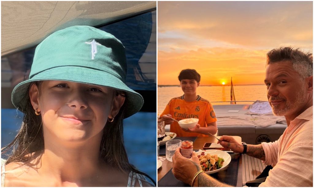 Alejandro también vivió lindos momentos con sus hijos Alma y Dylan en estas vacaciones.