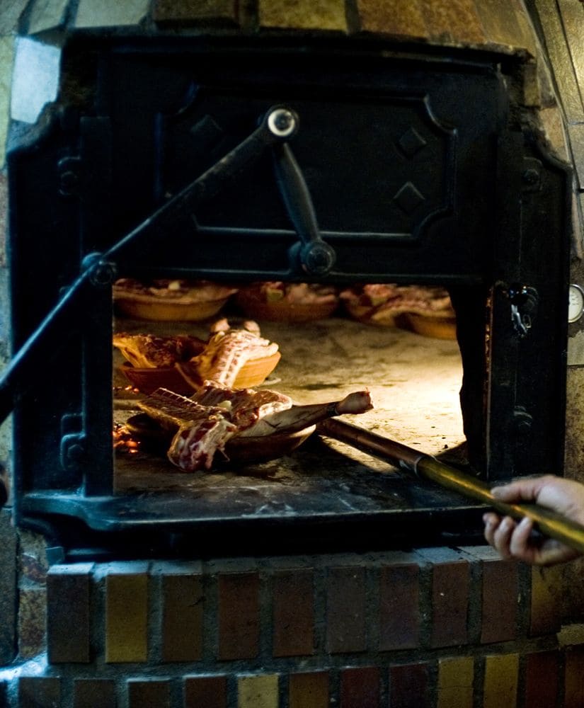 Lechazo en el horno