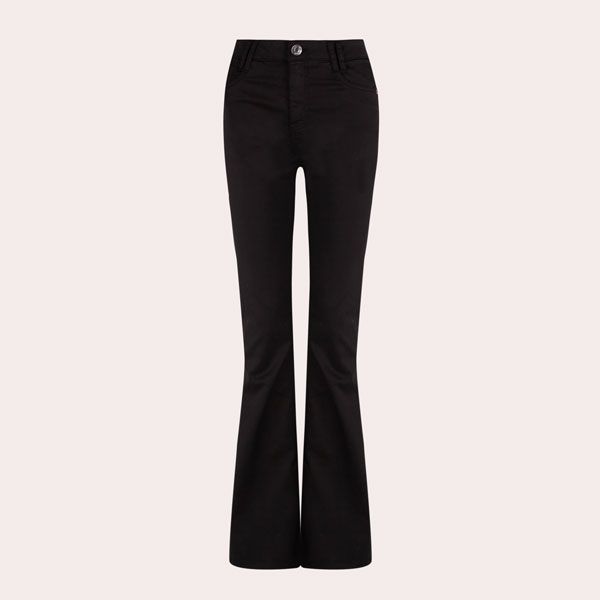 pantalon negro campana
