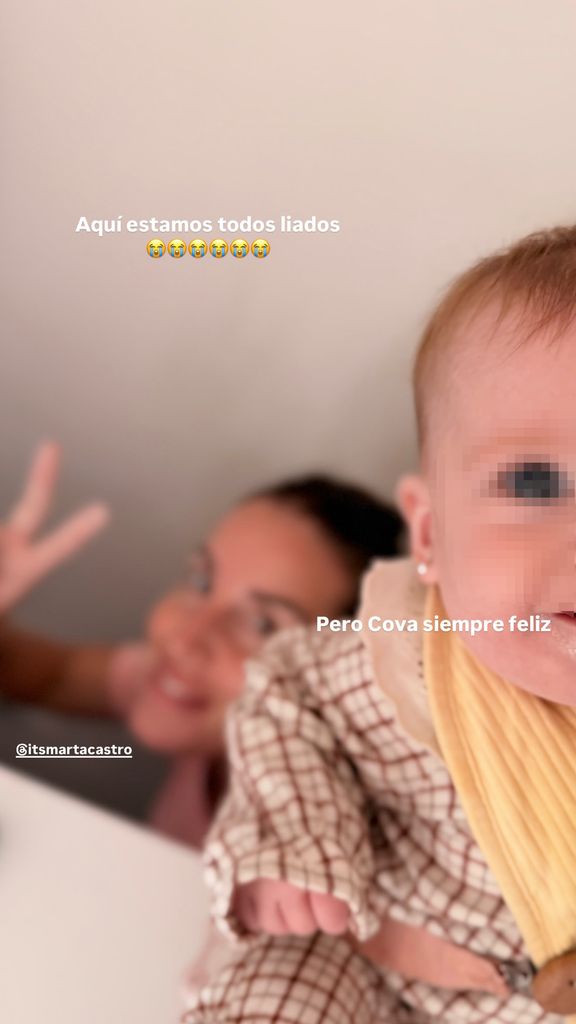La sonrisa de su hija, la mayor felicidad para Marta y Rodri