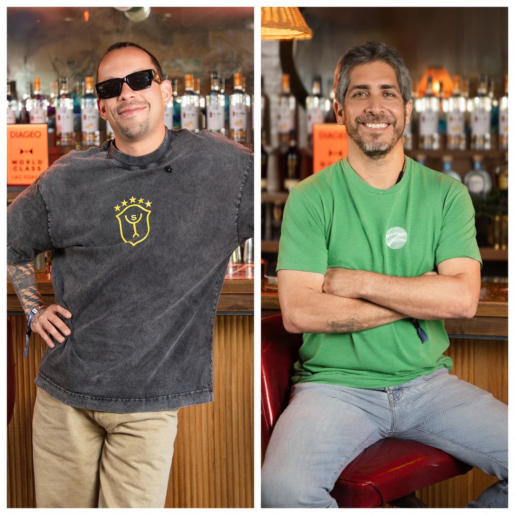 Izq. a dcha.: Gabriel Santana, "Santana Bar" (Brasil) y Diego Herrera, "Osaka" (Perú), ambos dentro de los 50 Best Discovery