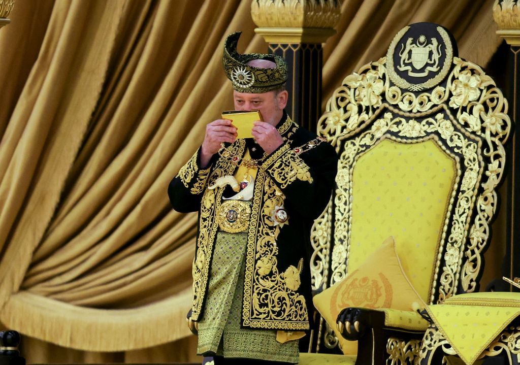 Coronación rey de Malasia. Julio 2024