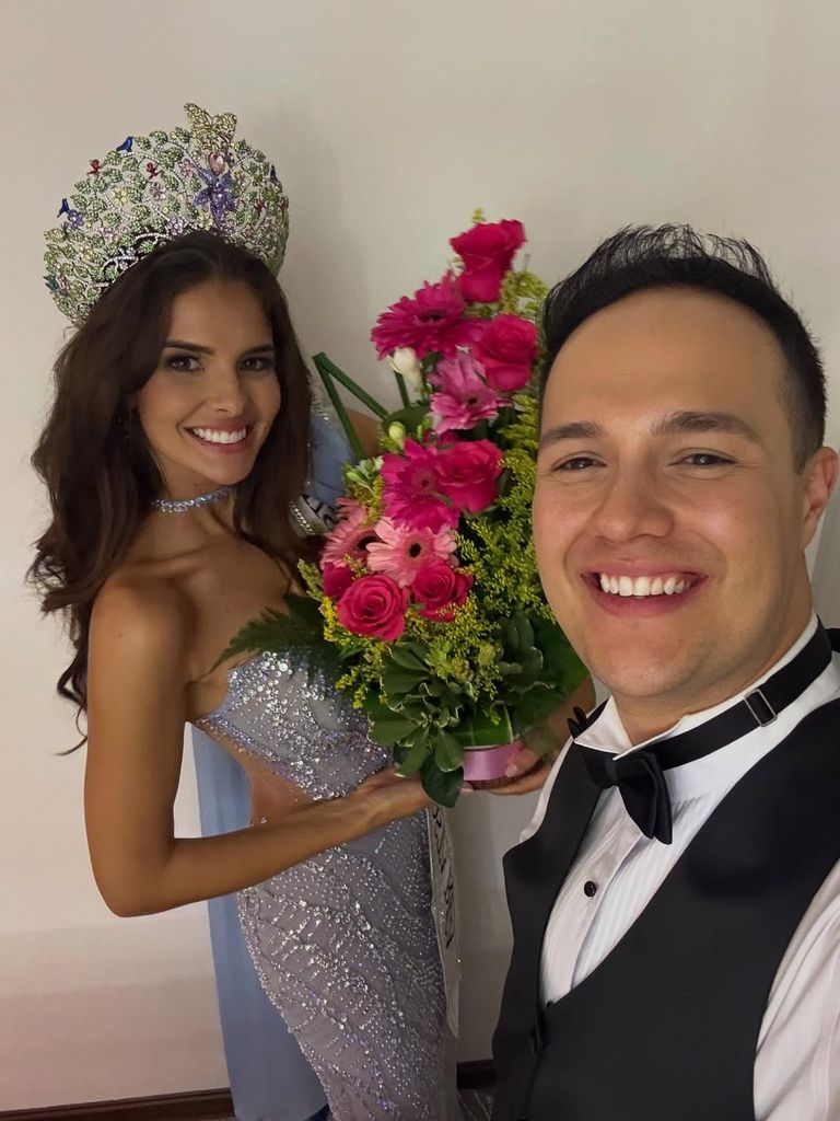 El gran apoyo de Rafa Pérez para su novia, Mahyla Roth, Miss Universe Costa Rica