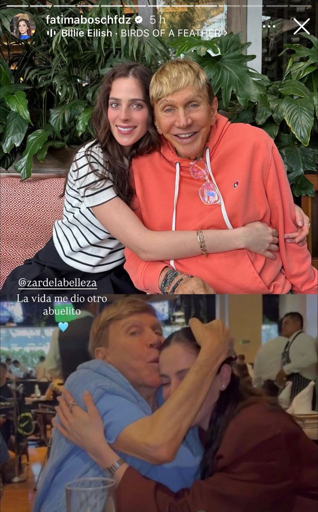 Fátima compartió varios recuerdos junto a Osmel Souza.