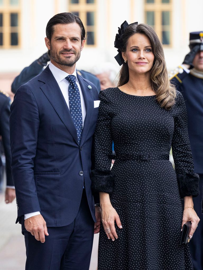Carlos Felipe y Sofia de Suecia en el acto de apertura del Parlamento