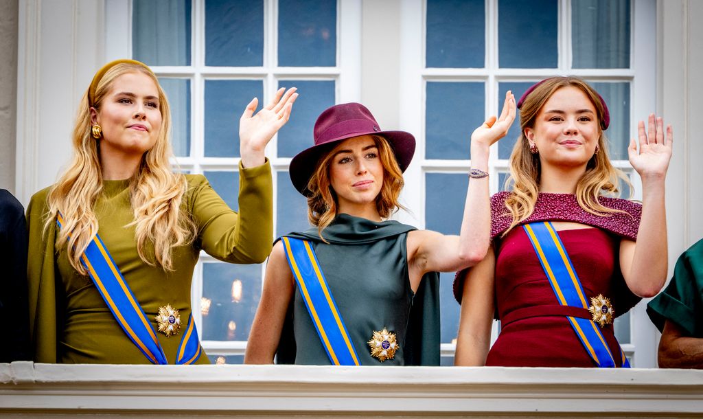 Las princesas Amalia, Alexia y Ariane en el Prinsjesdag 2026.