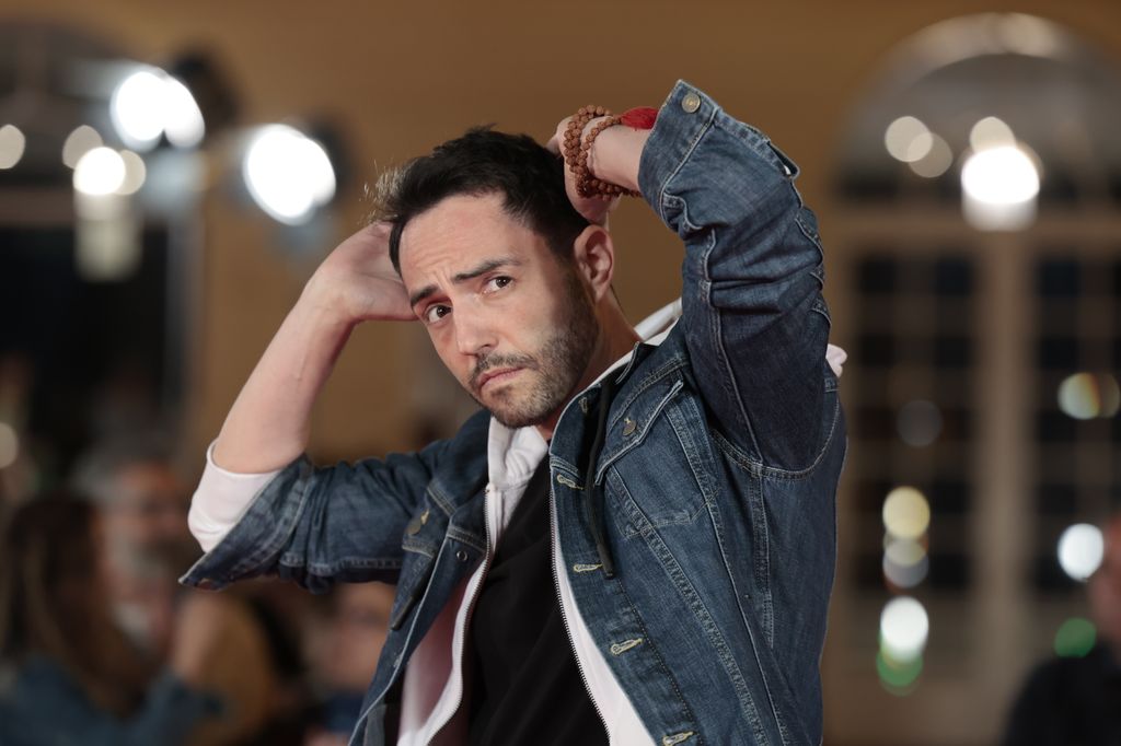 Actor David Guapo at photocall for premiere film De Caperucita a Loba during 26 edition of Malaga Film Festival in Malaga on 14, March 2023.
