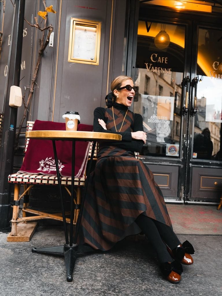 Saca provecho a tus vestidos de verano en invierno como Inés de Cominges