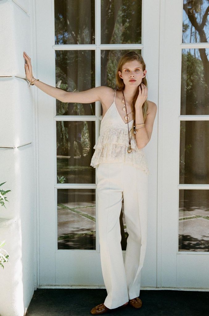 Conjunto blanco de Zara