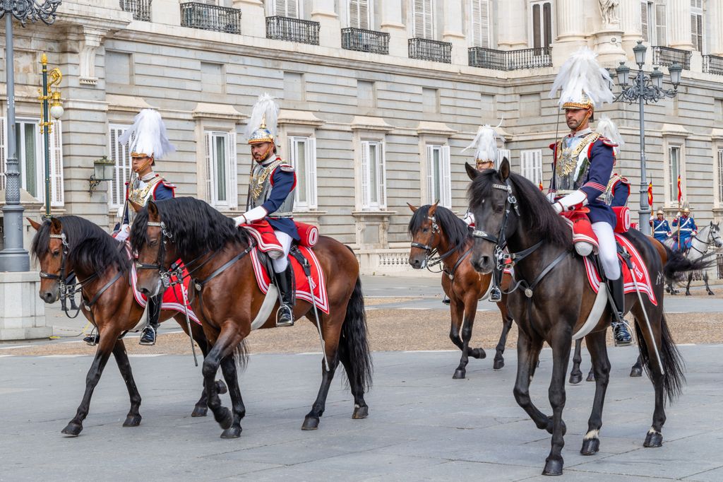 Ceremonia del cambio de guardia, Palacio Real de Madrid