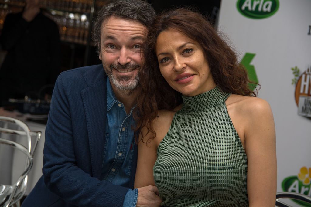 La presentadora y Luis en Madrid en el año 2018

