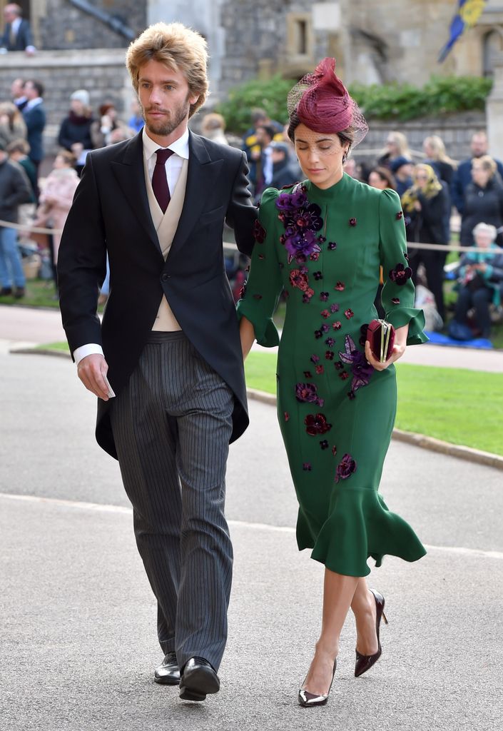 Alessandra de Osma en la boda de Eugenia de York