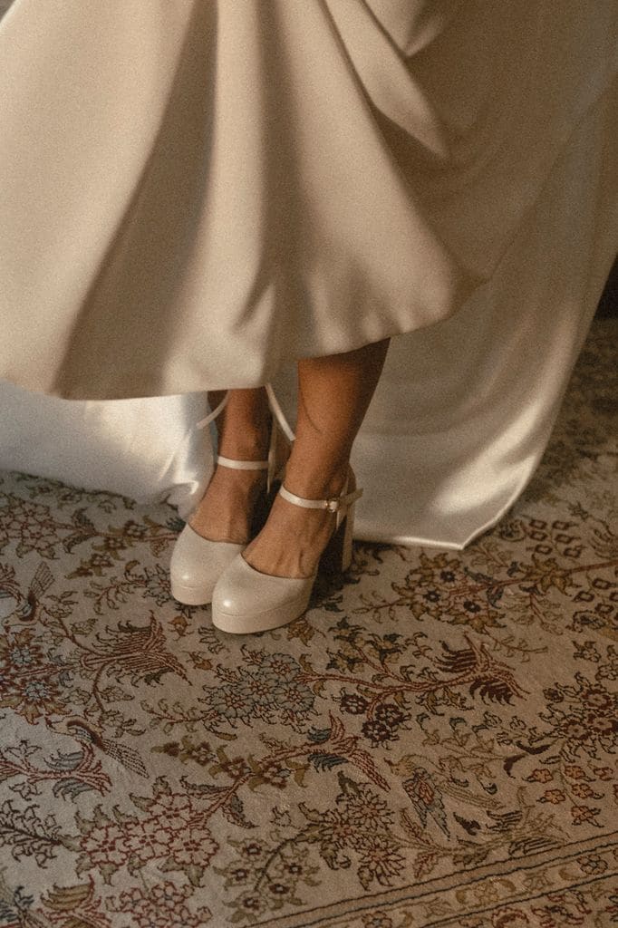 Zapatos de novia blancos