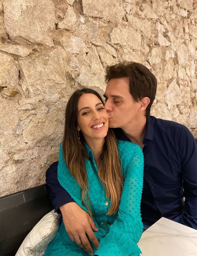 Almudena Cid y Christian Gálvez