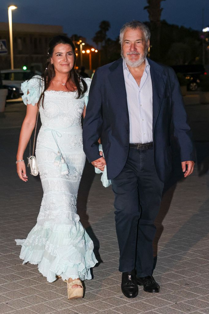 Natalia Santos Yanes y su padre José Luis 