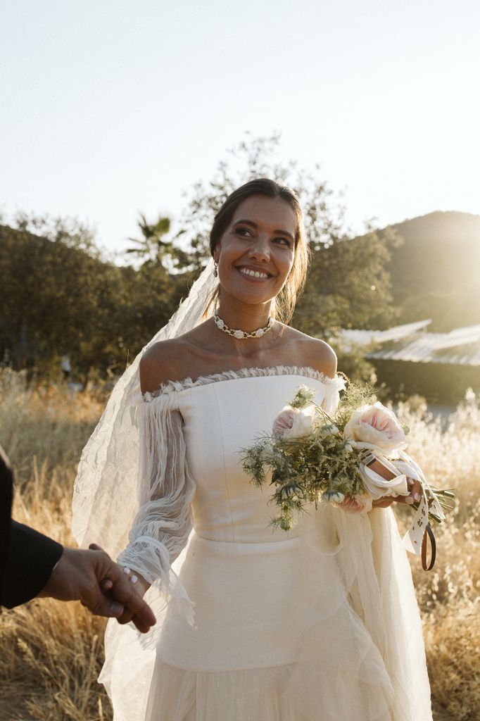 novia con choker