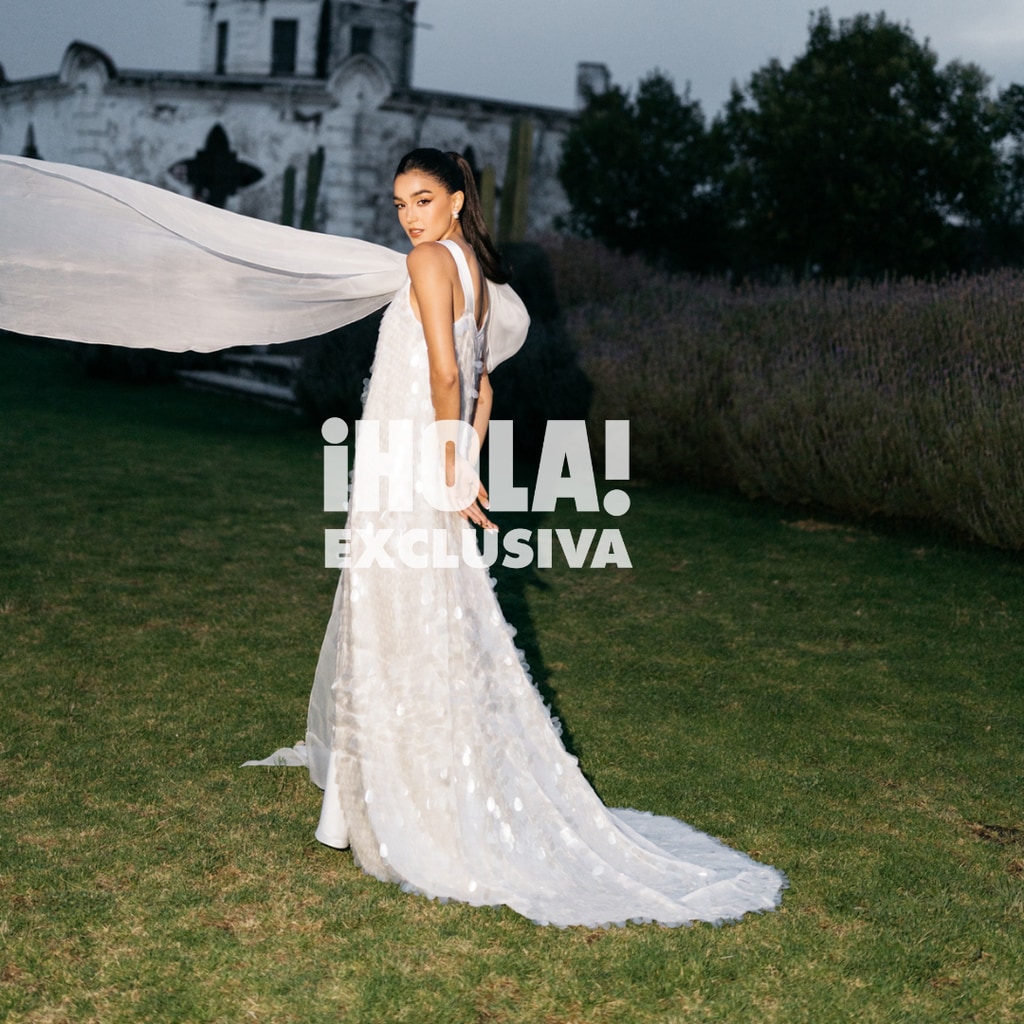 Ale Capetillo lució hermosa durante la preboda con un diseño de Lorena Formoso