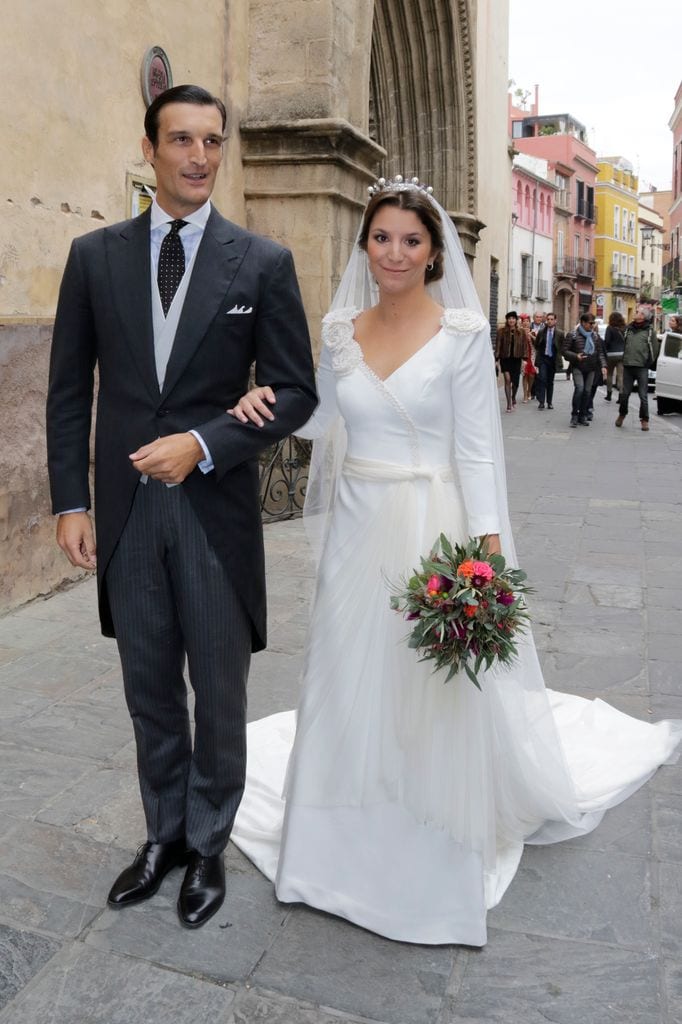 Casilda Medina en su boda con Ignacio de Loyola