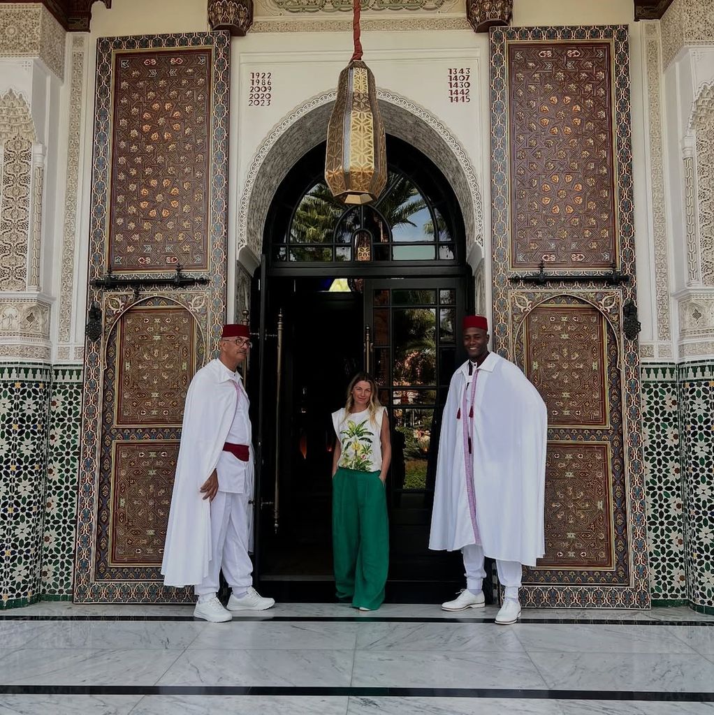 La actriz compartió en redes pormenores de este viaje.