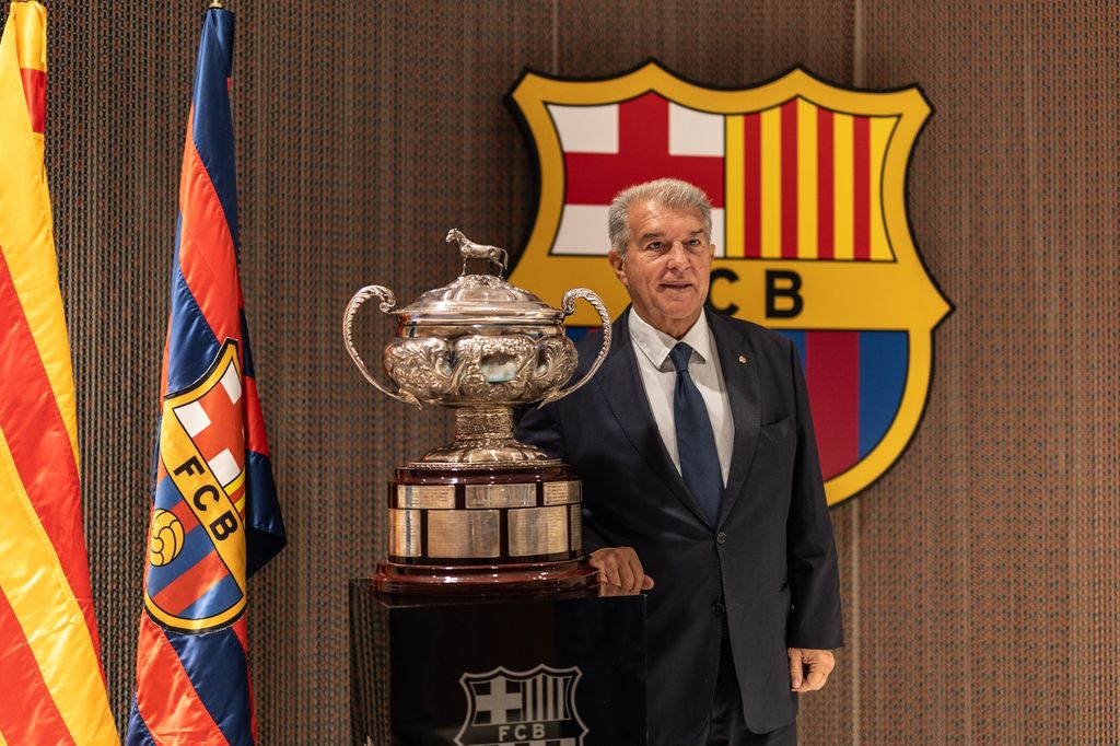 Joan Laporta, presidente del FC Barcelona