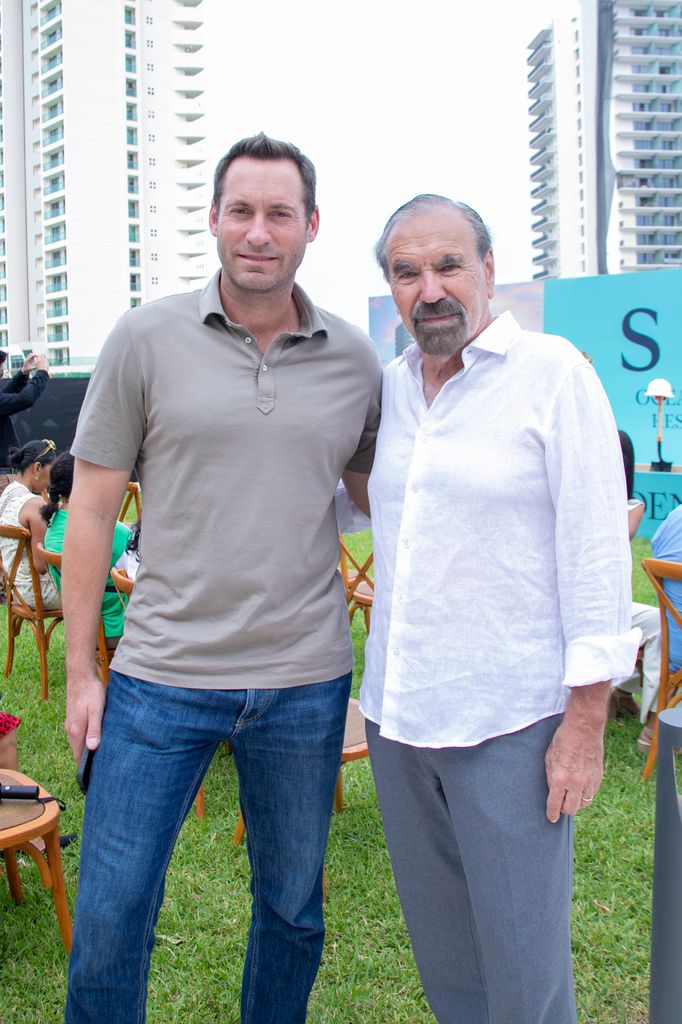 Jorge Pérez y su hijo, Jon Paul Pérez.
