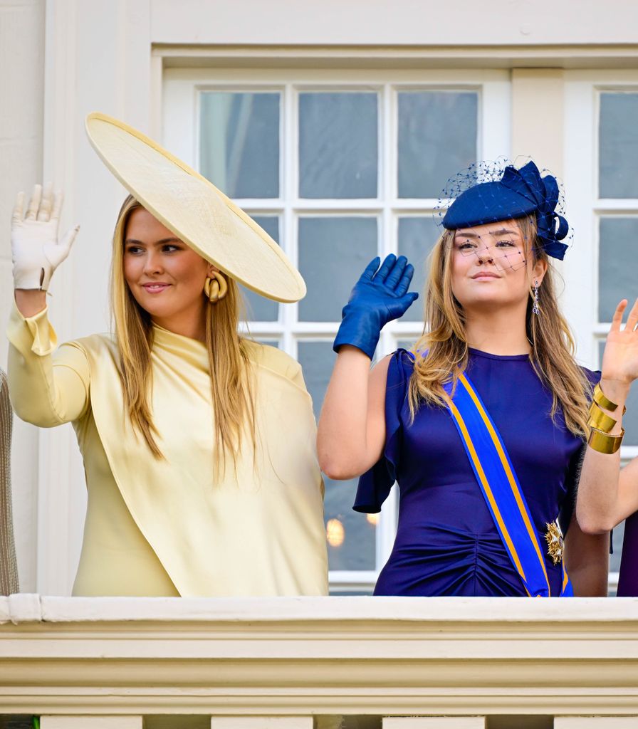 Las princesas Amalia y Ariane de Países Bajos en el Día del Príncipe de 2025.