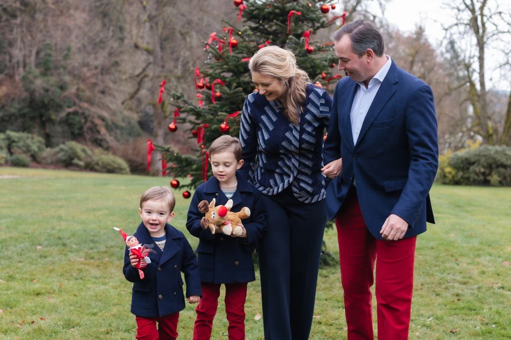 Los Grandes Duques de Luxemburgo comparten su primera felicitación de Navidad