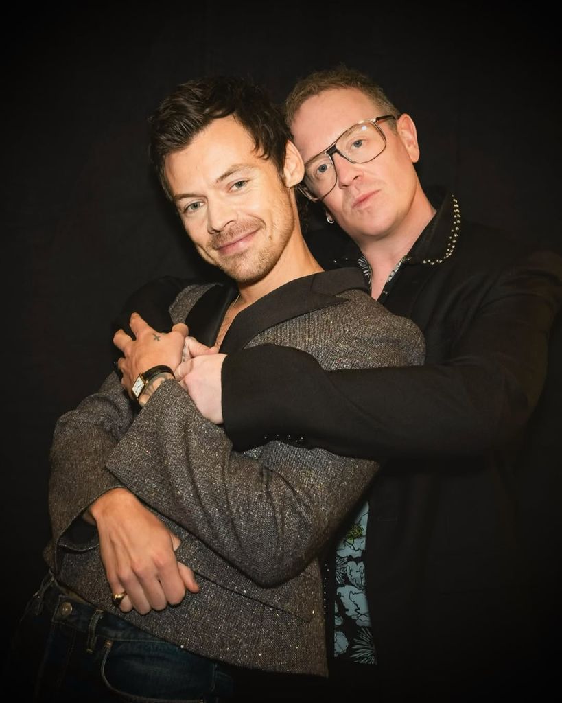 Harry Styles y Harry Lambert juntos antes de los Grammy Awards.