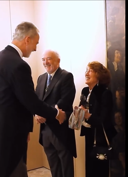 Don Felipe y Carmen Iglesias se concen desde hace cuatro décadas