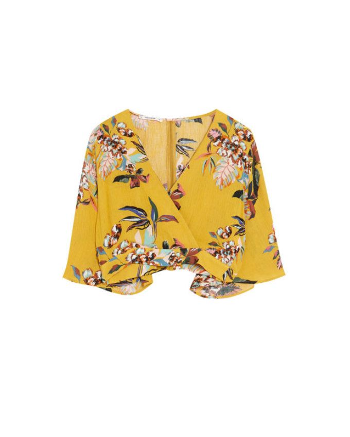 blusa flores pull