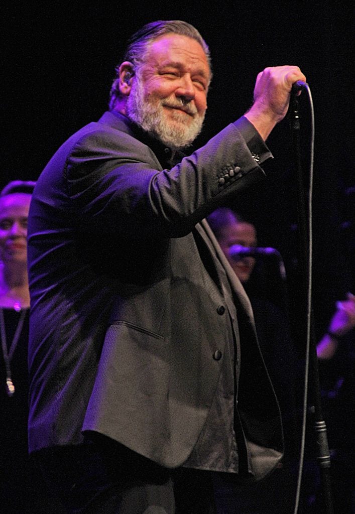 Russell Crowe en concert en Warrington