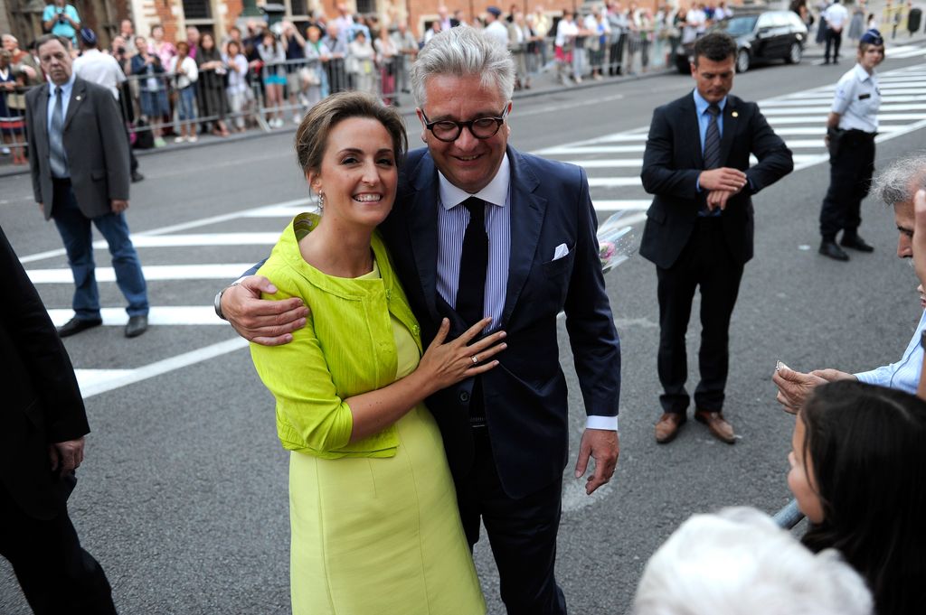La princesa Claire con el príncipe Lauren en una fotografía tomada en julio de 2013.