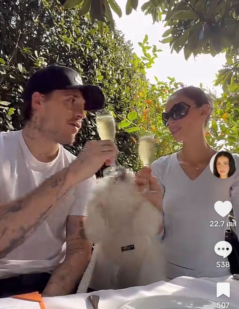 Esta sería una de las primeras interacciones de Nicola en las redes sociales tras el explosivo mensaje de Brooklyn.