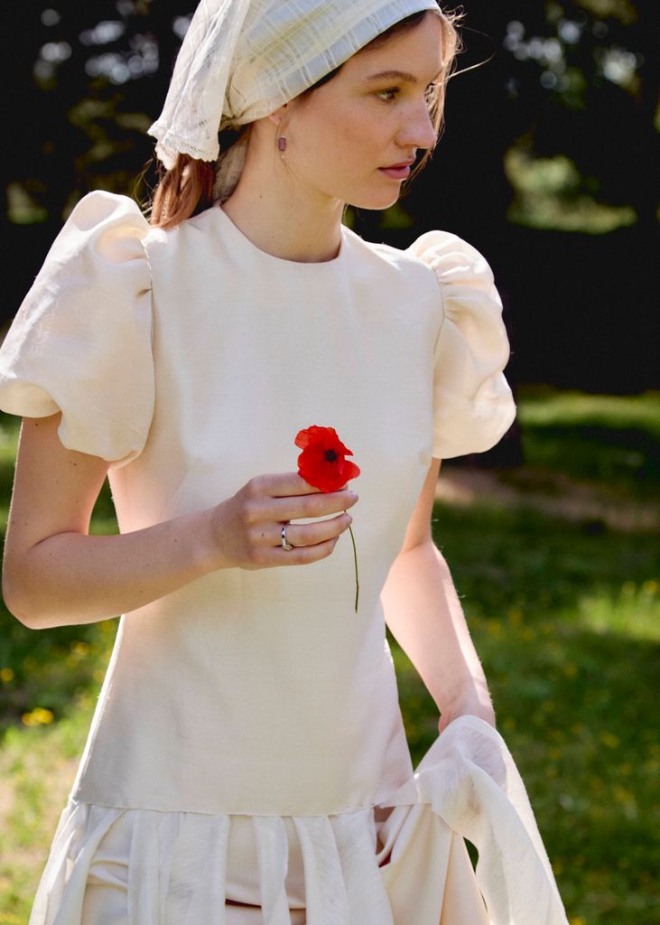 Vestido de novia de colección de Alejandra Oria