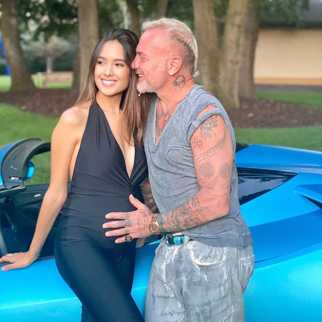 Gianluca Vacchi y Sharon Fonseca