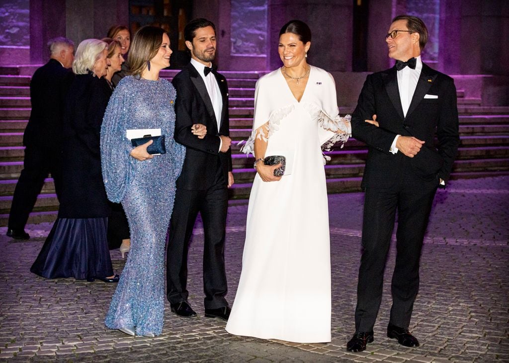 Victoria de Suecia, Daniel de Suecia, Carlos Felipe y de Suecia y Sofia de Suecia 