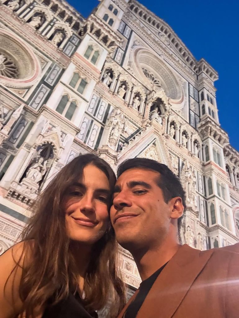 Alberto Herrera y Blanca Llandres, de escapada en Florencia