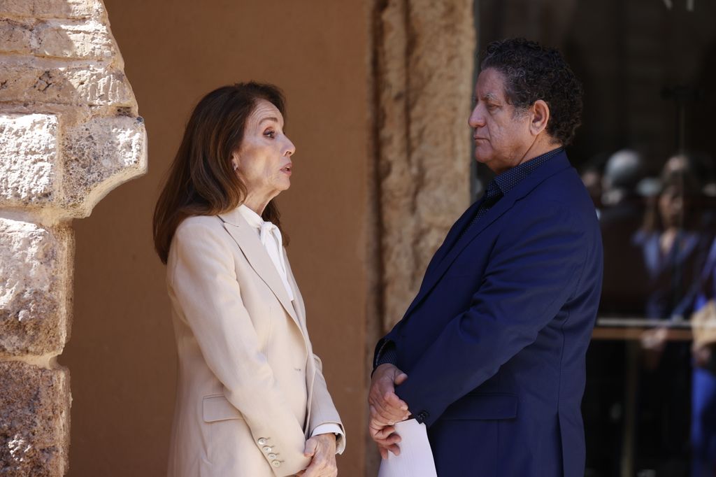 Ana Belen  attending inauguration of Artes Escenicas Museum in Almagro (Ciudad Real) on Thursday, 27 March 2025.