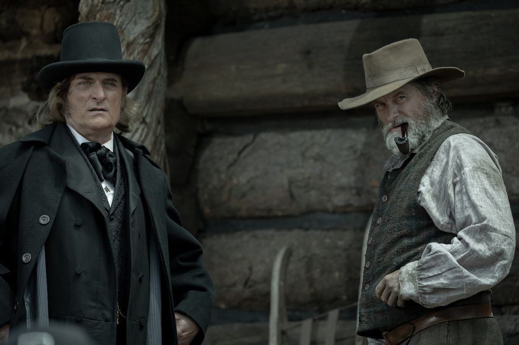Brigham Young y Jim Bridger son dos personajes reales que aparecen en la serie