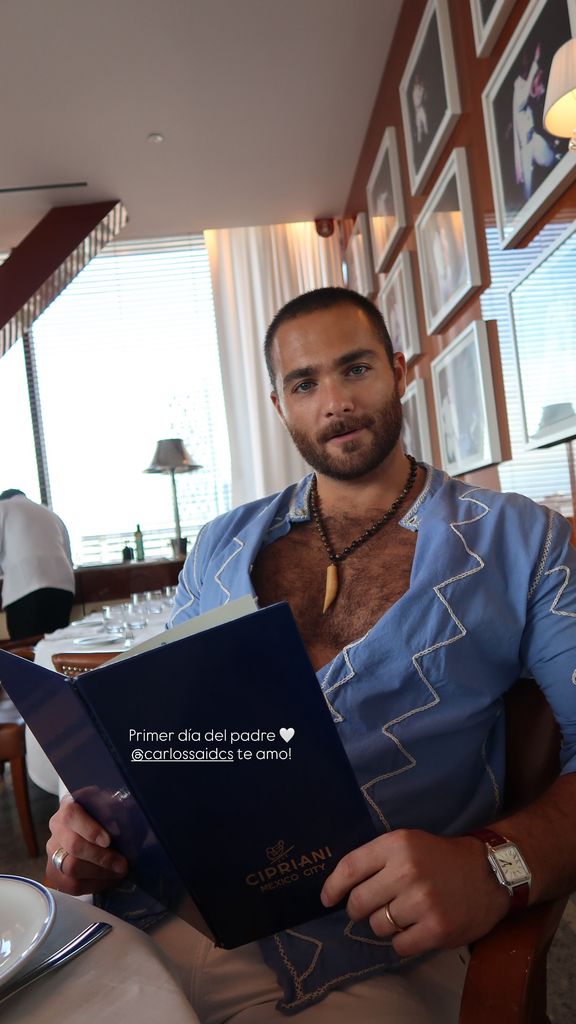 Carlos Said en su festejo por el Día del Padre.
