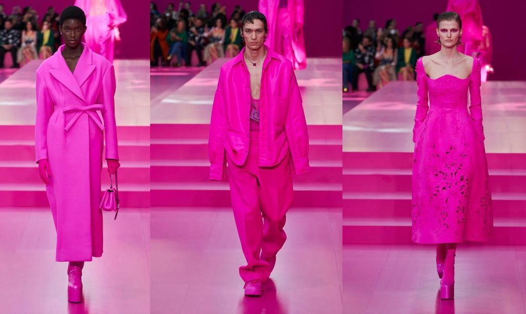 Tanto el \"rojo Valentino\" como el \"rosa Valentino\" han sido colores emblemáticos de la marca