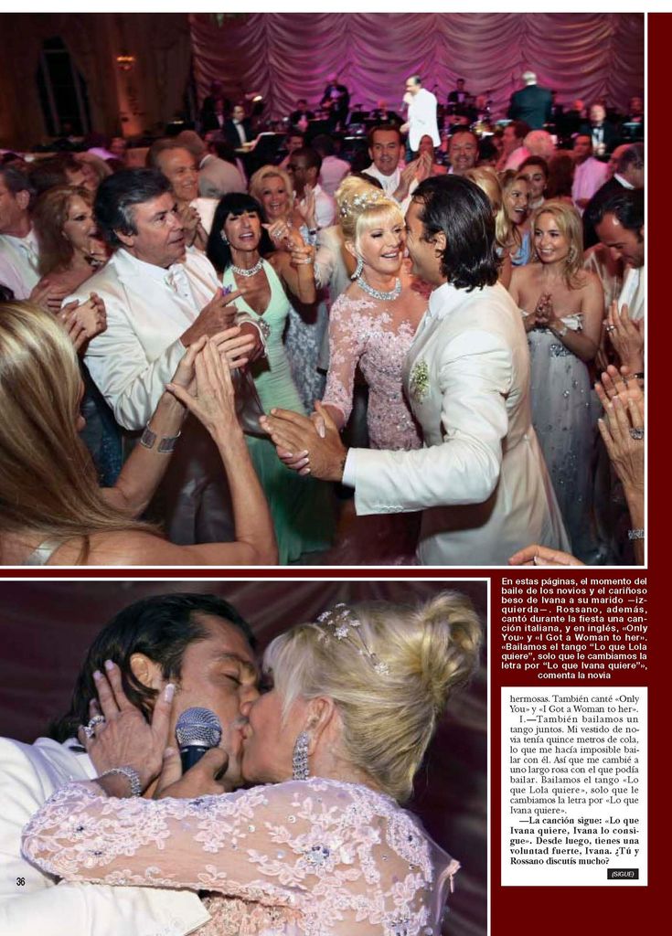LA ESPECTACULAR BODA DE IVANA TRUMP CON ROSSANO RUBICONDI