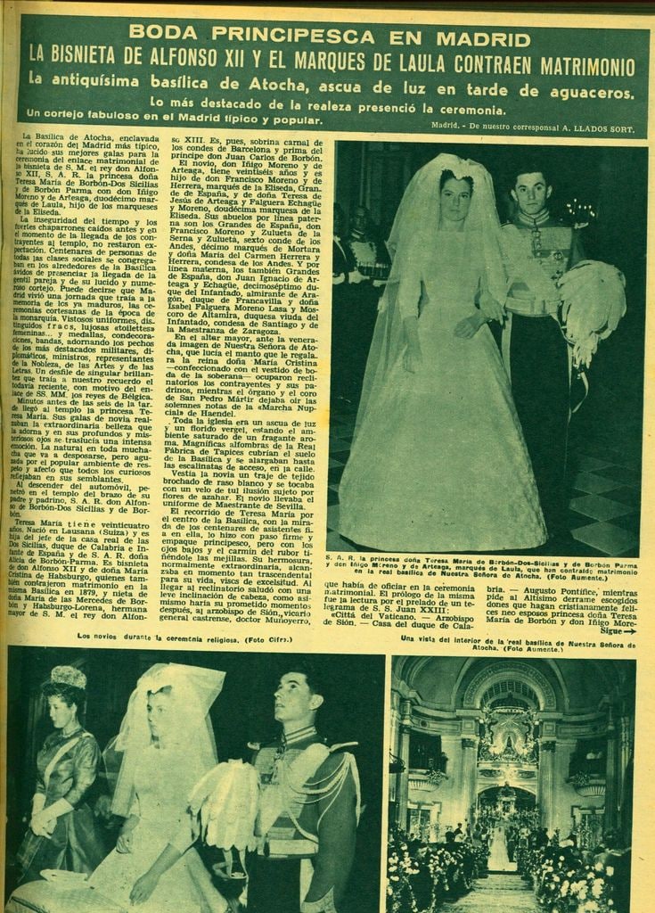 Teresa de Borbón boda HOLA