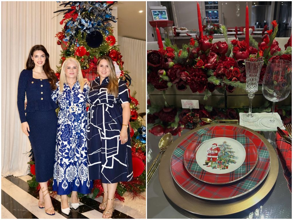 Ludy Ferreira compartió vistazos de la Navidad en casa de su famoso yerno.