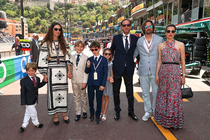 Los Grimaldi en el circuito de Montecarlo
