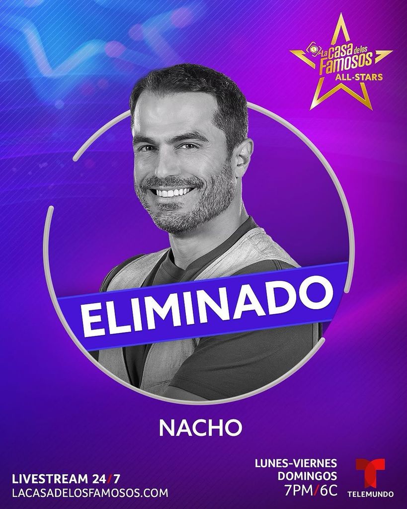 Nacho Casano, the fourth eliminated from 'The house of the famous All-Stars'