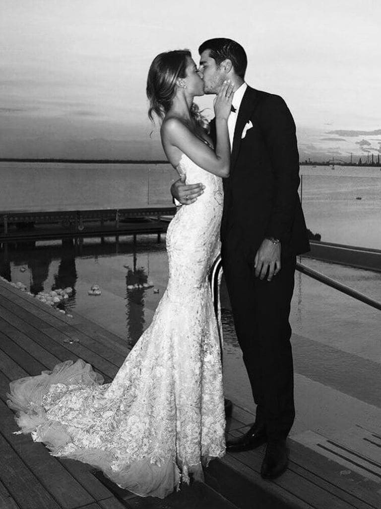 El beso con el que sellaron su amor Alice Campello y Morata